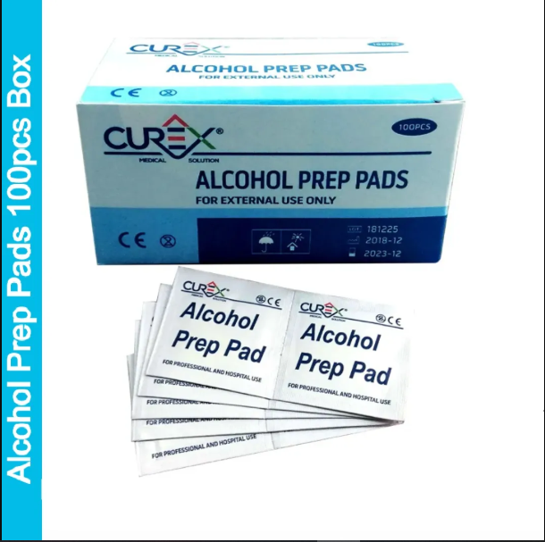 Picture of Curex Alcohol Swab pads -200 Pieces White