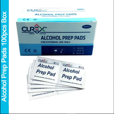 Picture of Curex Alcohol Swab pads -200 Pieces White