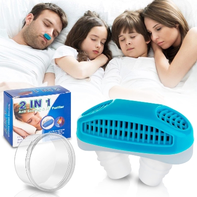 Picture of Anti Snoring Devices Snoring Solution Snore Stopper Nose Vent Clip Air Purifier, Stop Snoring Snore Reducing Aids Men Women Best Solution for Ease Breathing Comfortable Sleeping. 