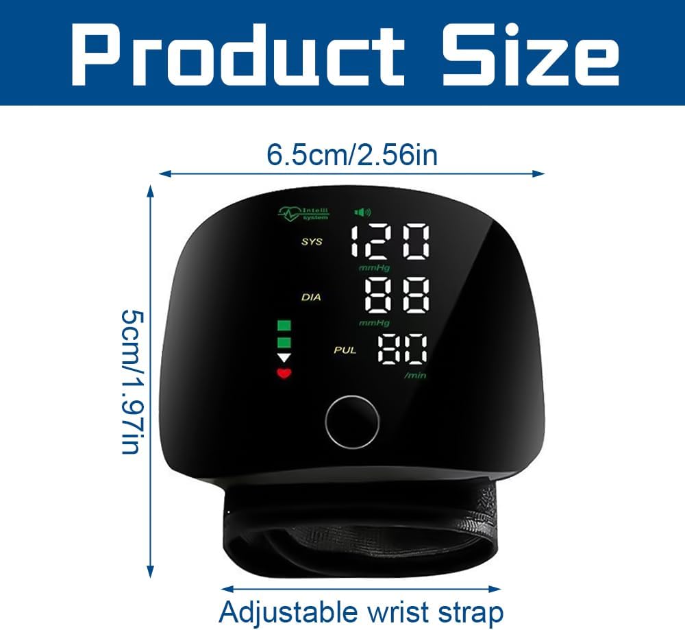 Picture of New Automatic Digital Wrist type Blood Pressure Machine/ BP Machine Digital Blood Pressure Machine Multicolor