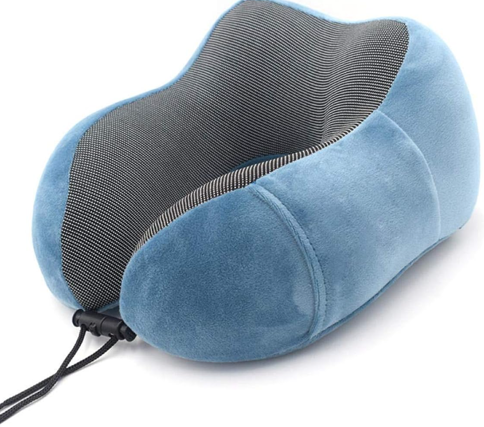 Picture of U Shaped Memory Foam Neck Pillow Multicolor