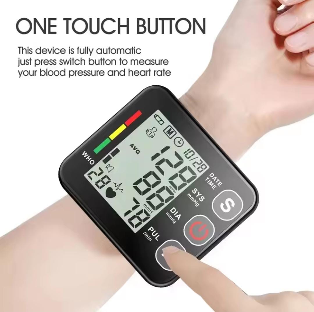 Picture of Wrist  Digital Wrist Blood Pressure Monitor Multicolor