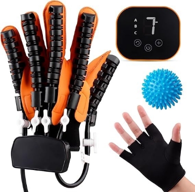 Picture of Rehabilitation Robotic Gloves,Stroke Therapy Equipment for Adults,Hand Rehabilitation Robot Gloves,Stroke Recovery One Size