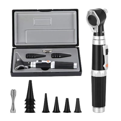 Picture of Mini Otoscope - Magnification Diagnostic Ear Scope With LED Direct Illumination Light, Health Tool for Doctors, Nurses, Adults, Kids, Baby, Elder, Pets, Animals 