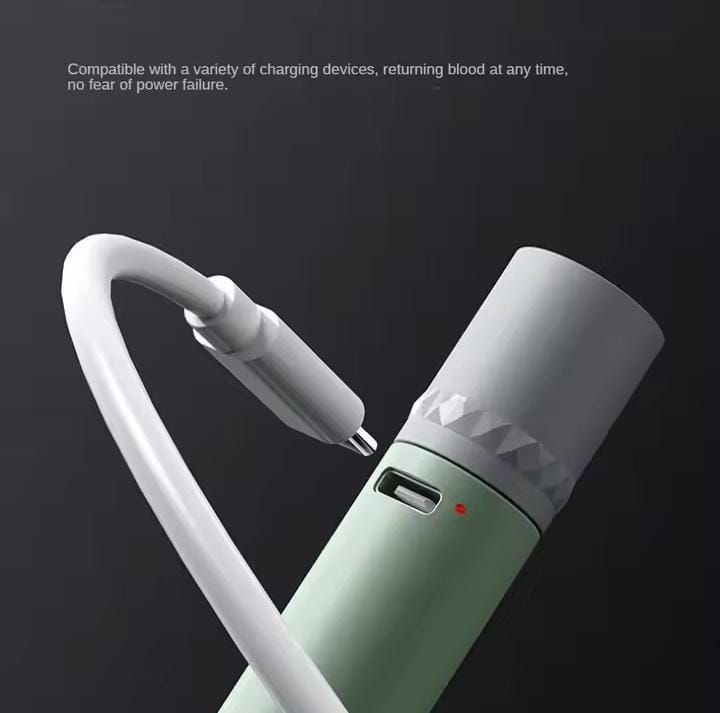 Picture of LED Strong Light Flashlight Rechargeable Household Portable Outdoor Nighttime Emergency Light Variable Focus Waterproof 