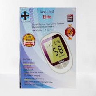 Picture of Accu Test Elite Blood Glucose Check Strip 25 pcs (No Box Only Vail) 