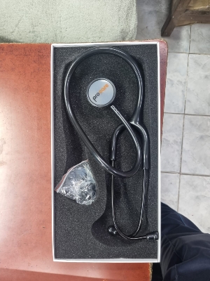 Picture of Classic Stainless Steel Stethoscope procare black 