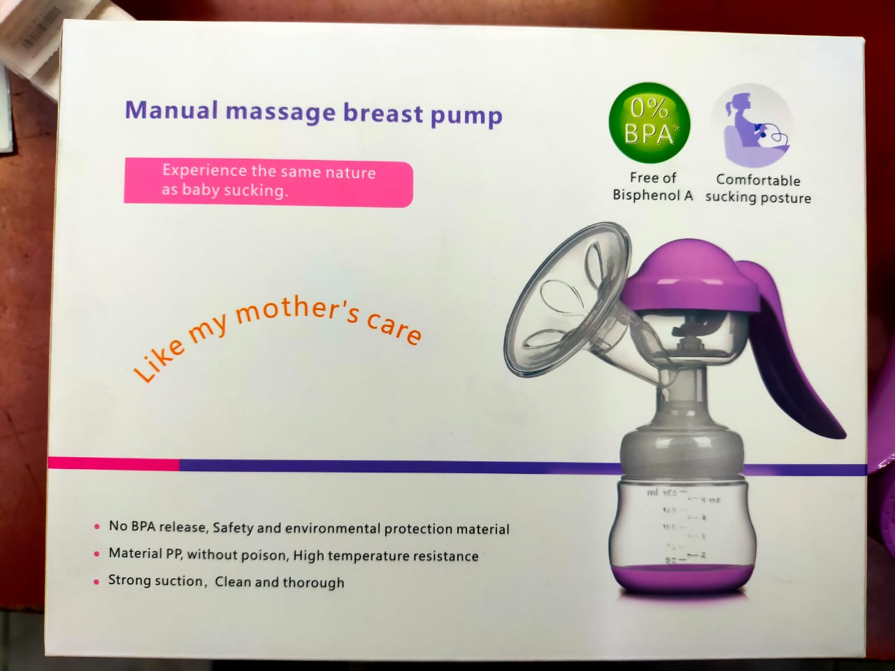 Picture of Manual Massage Breast Pump Multicolor
