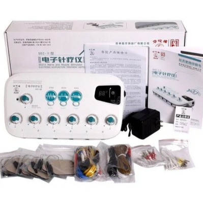 Picture of New Hwato SDZ-II Upgrade 100V-240V Electronic Acupuncture Stimulator Machine 6 Output Channel Body Massager Therapeutic White