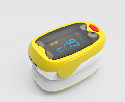 Picture of USB Medical Digital Pulse Oximeter OLED Blood Oxygen Heart Rate Monitor, SpO2 Health Monitor, Pediatric Oximeter, Child rechargable Multicolor