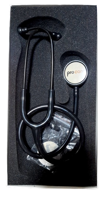 Picture of Procare Dulcet Black Stethoscope for Doctors and Medical Students Orange