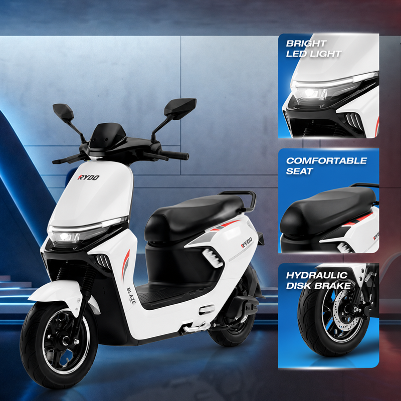Picture of RYDO Blaze-White Electric Scooter