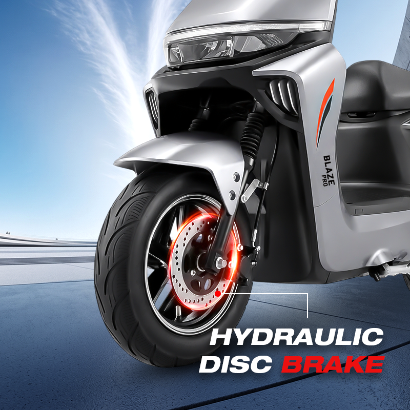 Picture of RYDO Blaze Pro-Silver Electric Scooter(Extended Mileage)