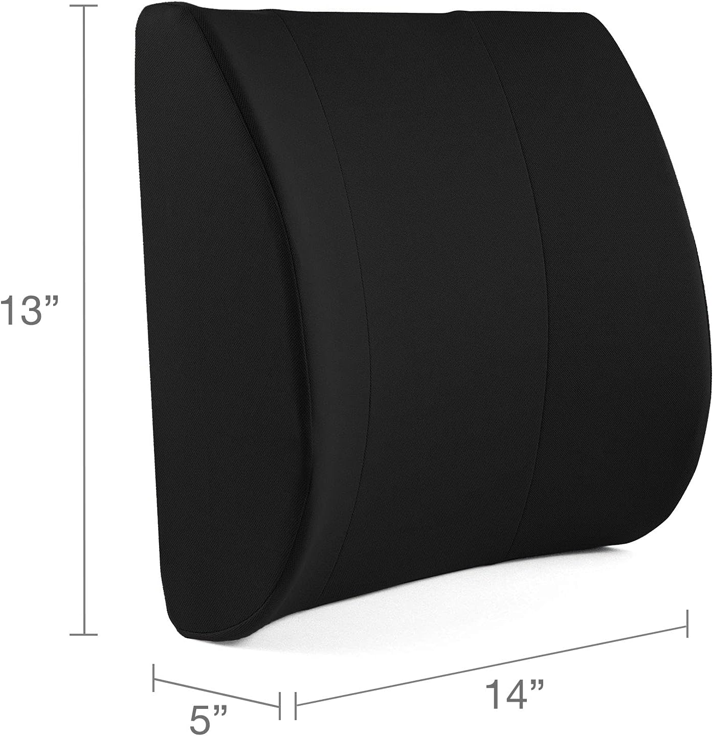 Picture of Orthopedic Foam Seat Cushion & Lumbar Support Pillow Set – Ergonomic Back Rest & Coccyx Pad for Office Chair, Car & Gaming 
