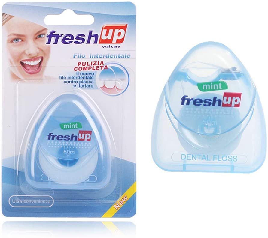 Picture of Fresh Up Oral Care Dental Floss Mint Flavour 50 meter (Factory Sealed) by DD Multicolor