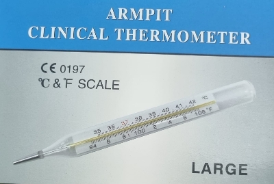 Picture of Toshiba clinical glass Thermometer White