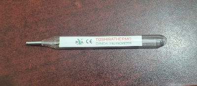 Picture of Toshiba clinical glass Thermometer White