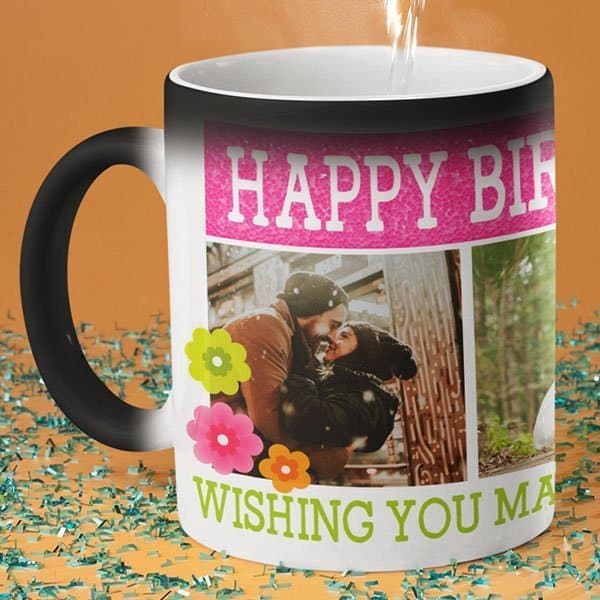 Picture of Customize China Magic Mug Print with Photo Black