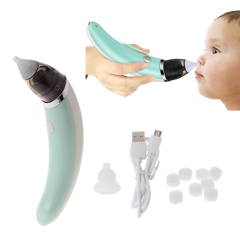 Picture of Baby Nasal Aspirator, Electric Nose Mucus Cleaner for Newborns and Toddlers, Rechargeable Automatic Booger Suctioner for Babies with 5 Levels Suction Multicolor
