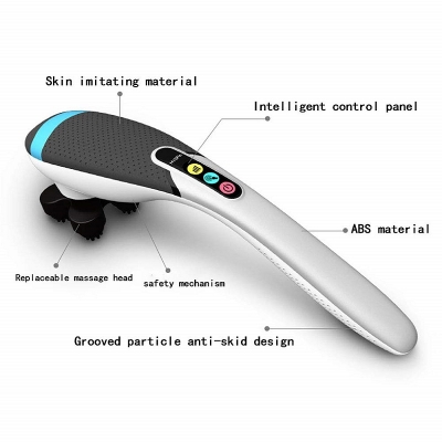 Picture of Maxtop Magic Body Massager Machine Variable Speed Infrared Handheld Body Massager Hammer Grey