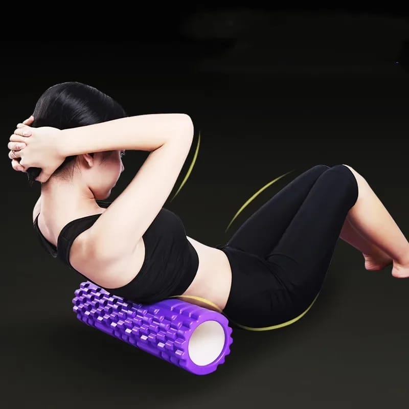 Picture of Grid Foam Roller | Eco-Friendly Spikes Foam Roller | Premium Eva Foam | Light Weight & Travel-Friendly Foam Roller for Relieve Muscle Tightness, Soreness & Inflammation (Black)