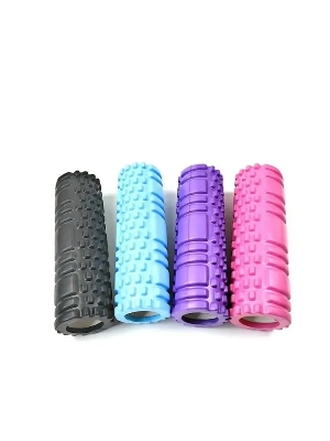 Picture of Grid Foam Roller | Eco-Friendly Spikes Foam Roller | Premium Eva Foam | Light Weight & Travel-Friendly Foam Roller for Relieve Muscle Tightness, Soreness & Inflammation (Black)