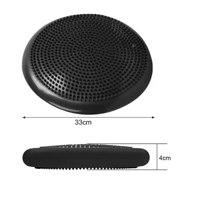Picture of 1 Set Yoga Balance Mat Non-Slip Strong Load-bearing Balance Training Mat PVC Gym Fitness Yoga Seat Massage Cushion for Daily Use Multicolor