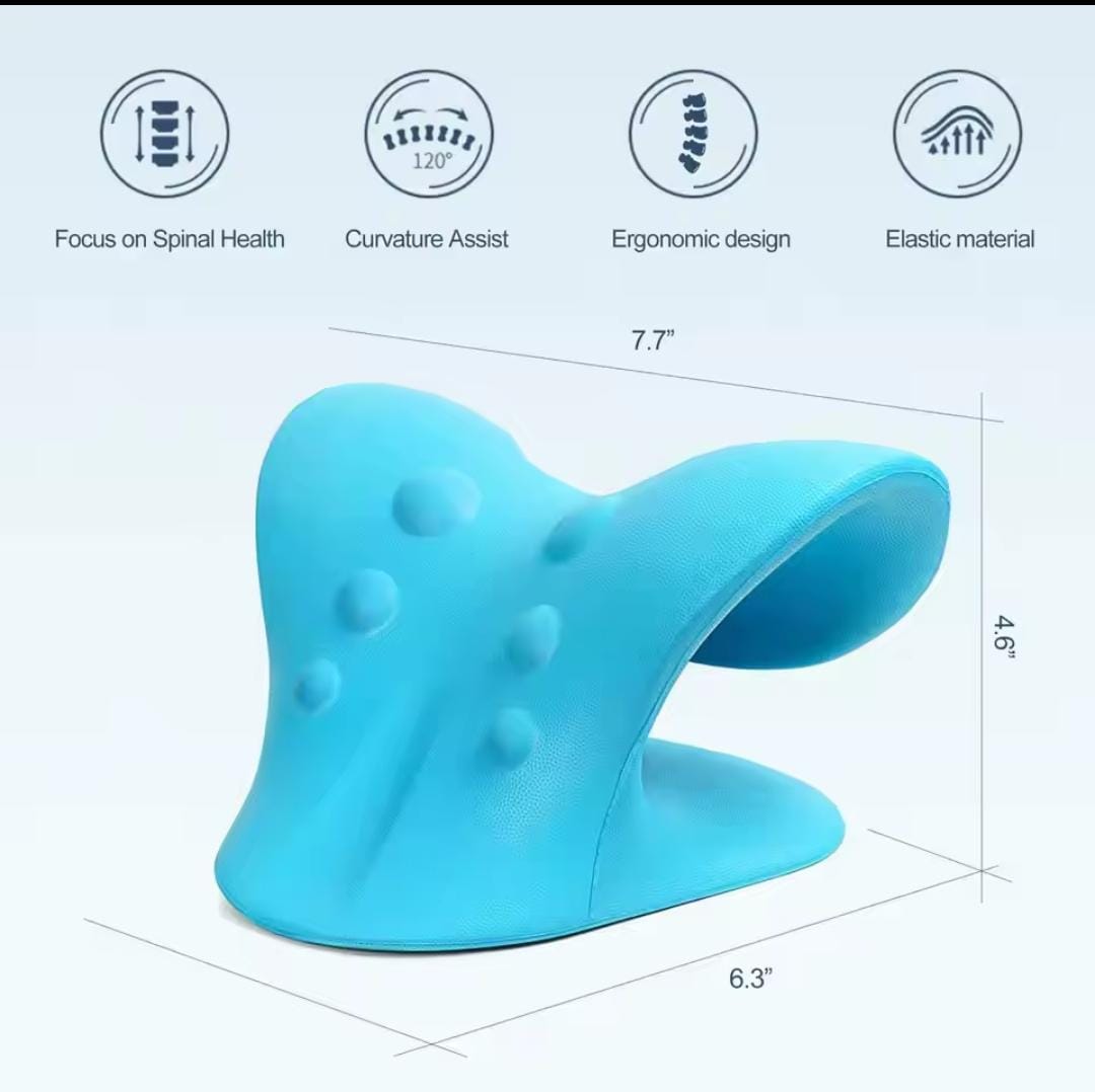Picture of Traction Device Shoulder Massage Pillow Spine Correction  Support Drop shipping order, Wholesale & CSV order Blue