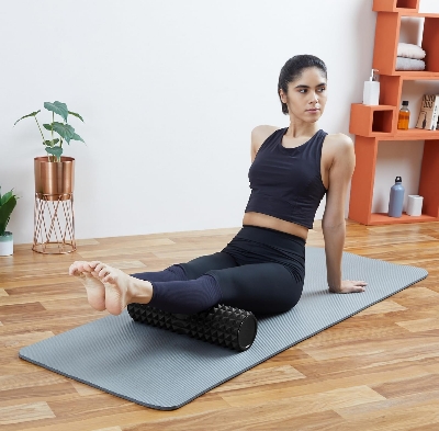 Picture of Foam Roller for Exercise, Fitness, Deep Tissue Massage and Physiotherapy | Travel-Friendly Foam Roller | Home Gym Equipment Multicolor