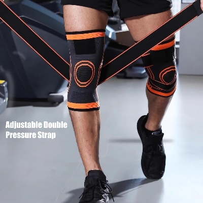 Picture of Knee Support for Men & Women Knee Brace For Knee Pain Relief Knee Caps for Women & Men Knee Pads For Gym Squats Knee Belt Multicolor