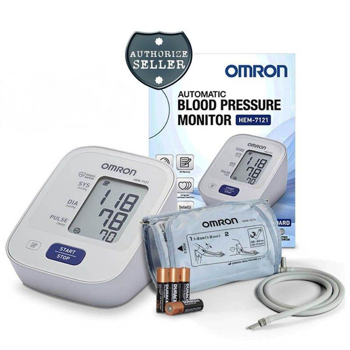 Picture of Automatic Blood Pressure Monitor HEM-7120 (IN) BASIC White