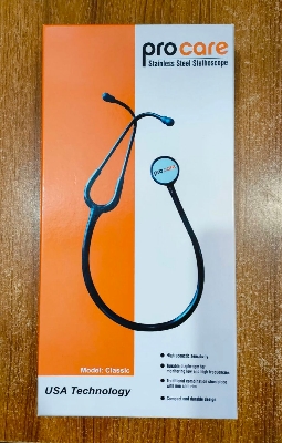 Picture of All Black Stethoscope Procrare Black