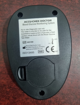 Picture of Accu Chek Doctor Instants Blood Glucose Monitor digital machine Black