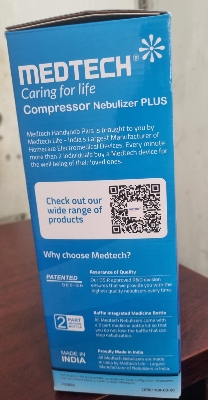 Picture of MEDTECH Caring for life Compressor Nebulizer PLUS White
