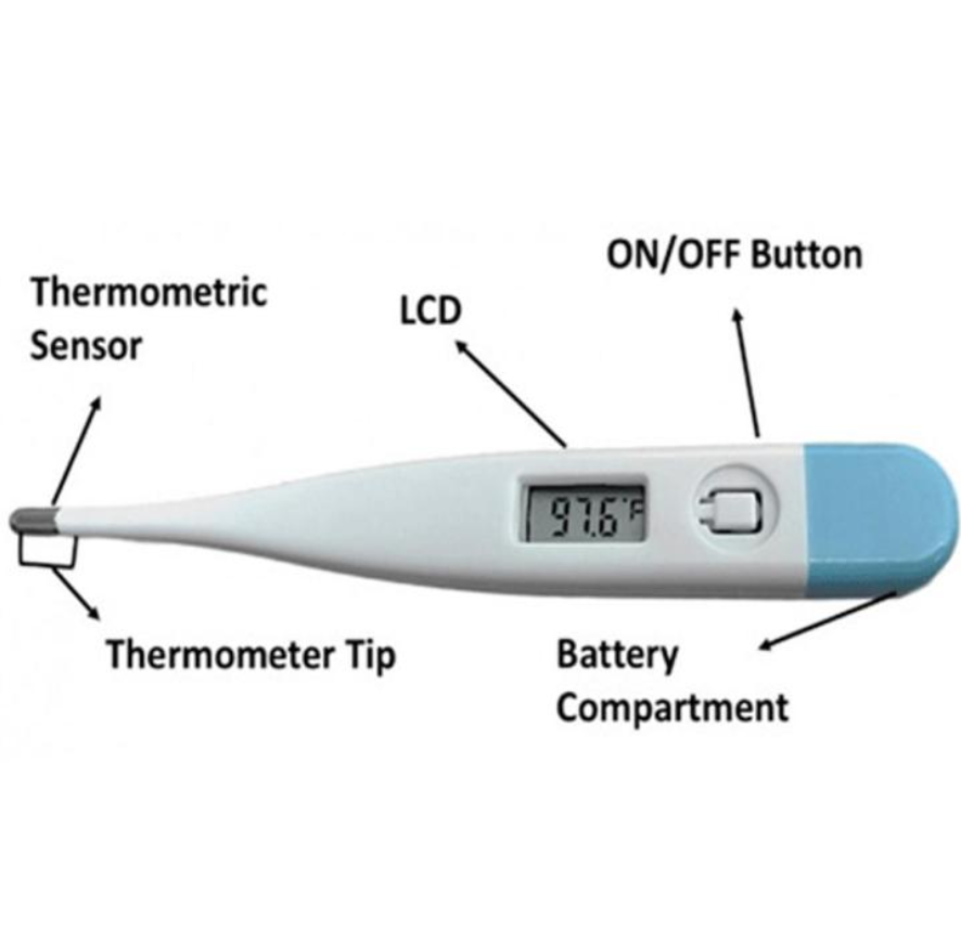 Picture of Digital Thermometer White