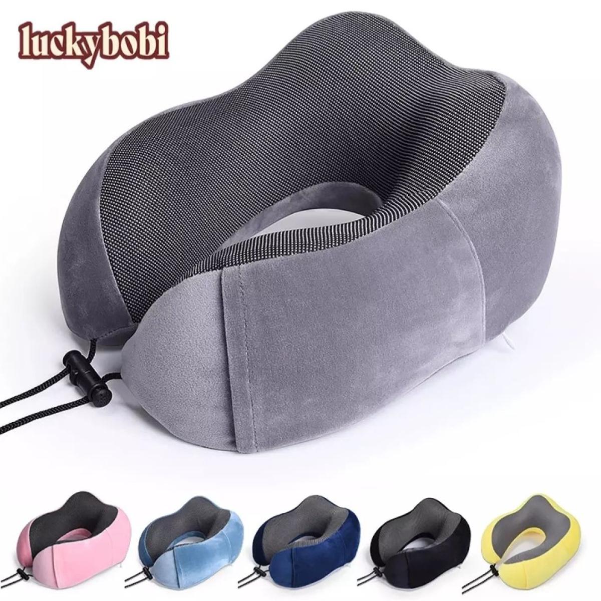 Picture of U Shaped Memory Foam Neck Pillows Soft Travel Pillow Massage Neck Pillow Sleeping Airplane Pillow Cervical Bedding 