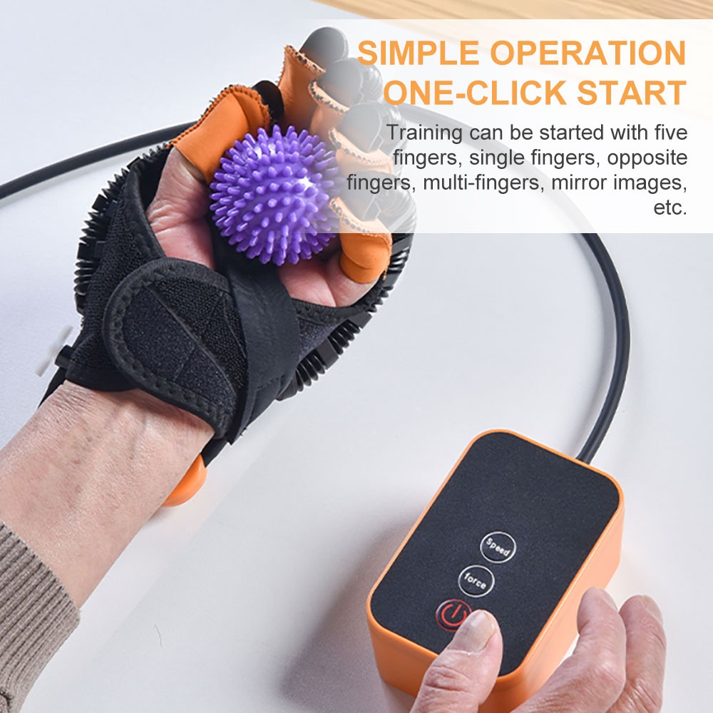 Picture of Hand Rehabilitation Robot for Better Movement Yellow