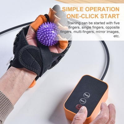 Picture of Hand Rehabilitation Robot for Better Movement Yellow