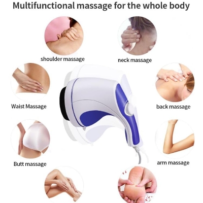 Picture of Full Body Massanger Machine for Pain Relief with Vibration Purple