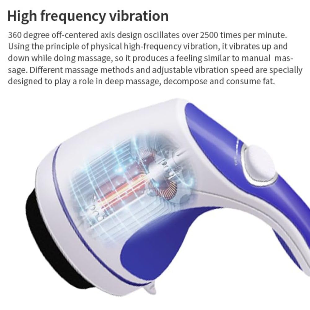 Picture of Full Body Massanger Machine for Pain Relief with Vibration Purple