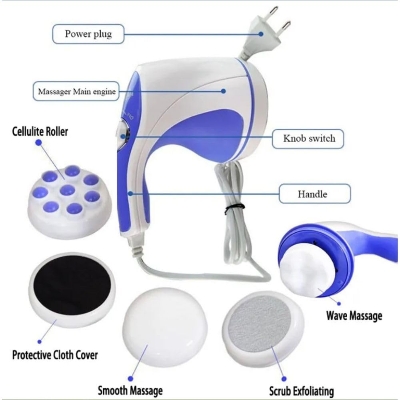 Picture of Full Body Massanger Machine for Pain Relief with Vibration Purple