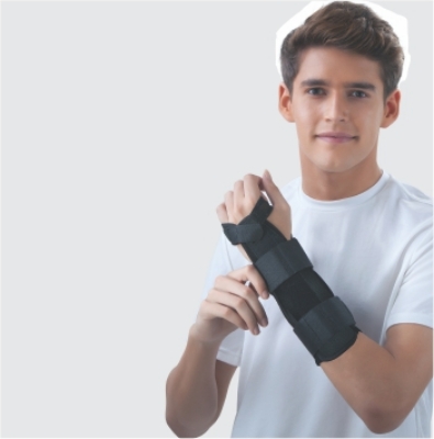 Picture of Forearm Splint brace .(Universal) Black
