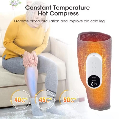 Picture of Air Compression Massager with Heat, Cordless Leg Massager for Circulation and Pain Relief Multicolor