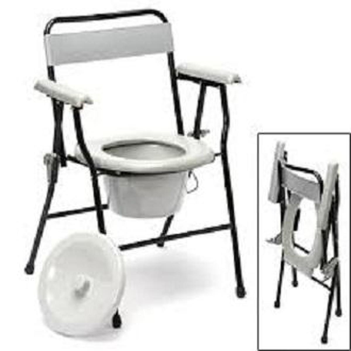Picture of Folding Commode Chair(Steinless Steel) 