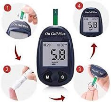 Picture of On Call Plus Blood Glucose Test Meter 