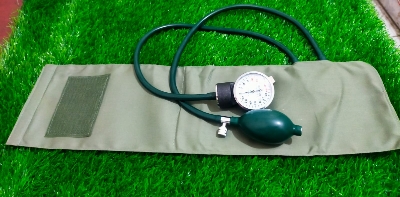 Picture of Super Care Aneroid Sphygmomanometer with Double Head Stethoscope 