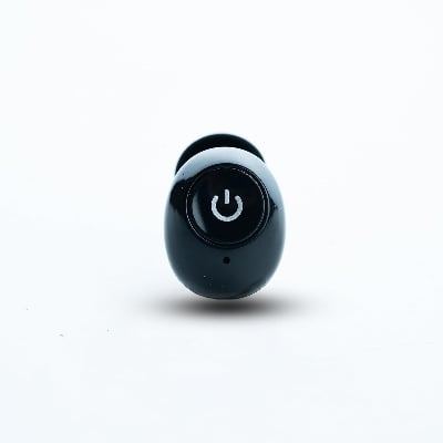 Picture of Digital Wireless Finger Touch Single ear Volume Adjustment Portable designe Axon K-81 CIC Hearing Aid (Black) 