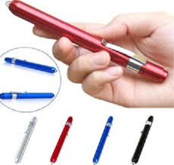 Picture of Medical First Aid LED Pen Light Flashlight Torch Doctor Nurse ENT Emergency Use Torch Light Blue