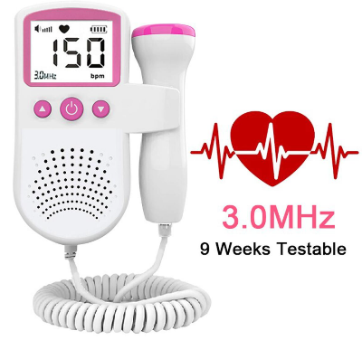 Picture of Ultrasonic Fetal Doppler Select for You Baby Fetal Heart Rate Monitoring Multicolor