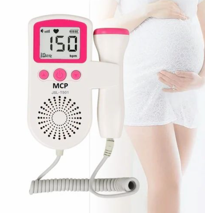 Picture of Ultrasonic Fetal Doppler Select for You Baby Fetal Heart Rate Monitoring Multicolor